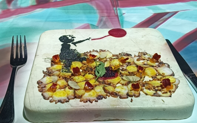 Bankso inspired Octopus Carpaccio